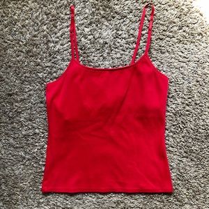 Express Red Cami Tank Top